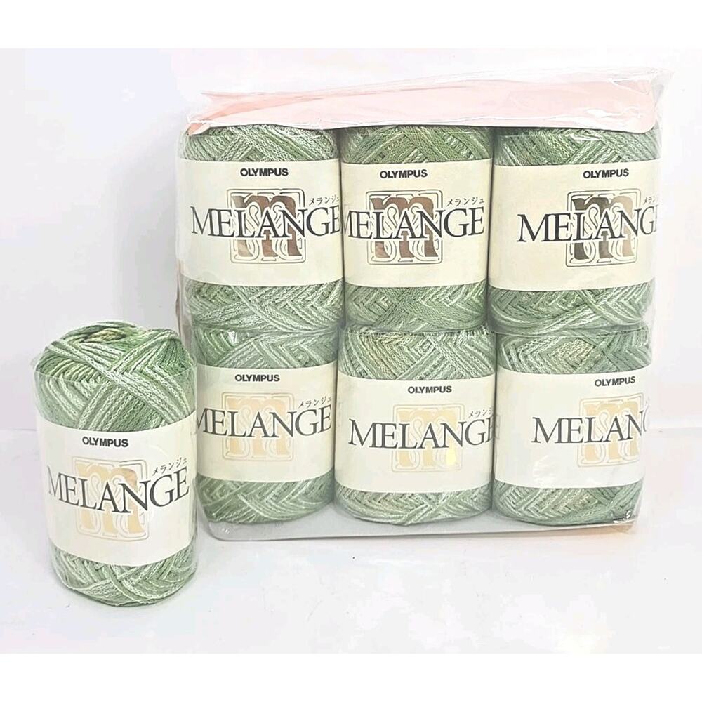 Olympus Knitting Yarn Thread Color #7 Melange Lot‎ of 7 U326